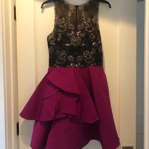 Marchesa Notte dress w/ pockets, size 6